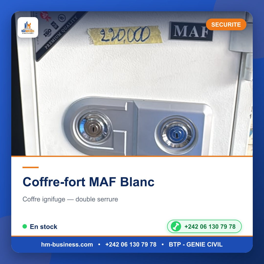 Coffre fort MAF Blanc 1