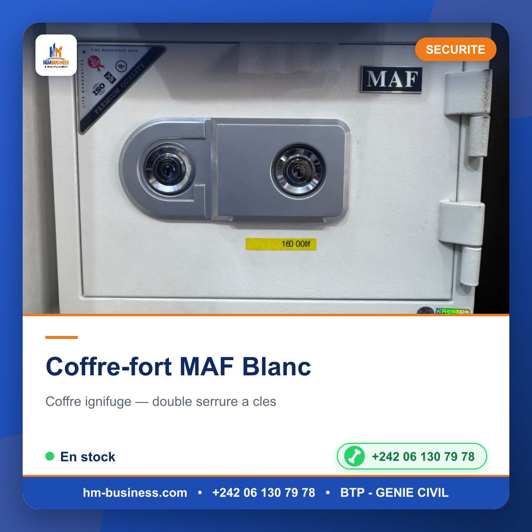 Coffre fort MAF Blanc 2
