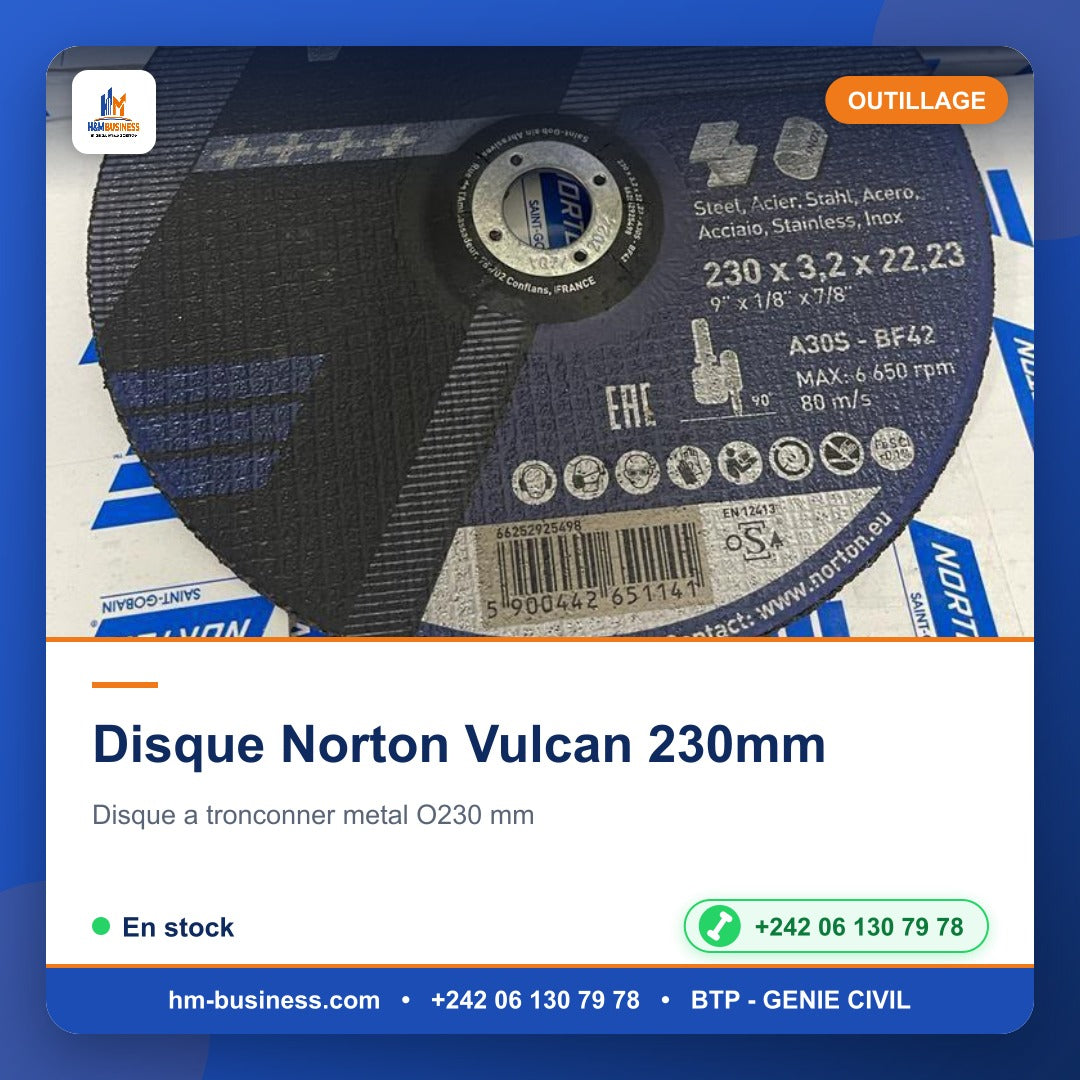 Disque Norton Vulcan 230mm