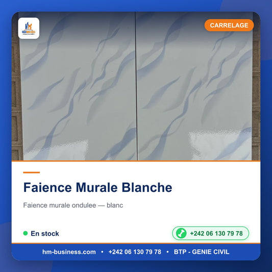 Faience Murale Blanche