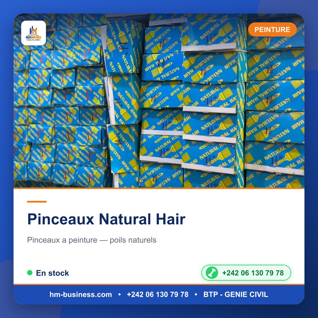 Pinceaux Natural Hair